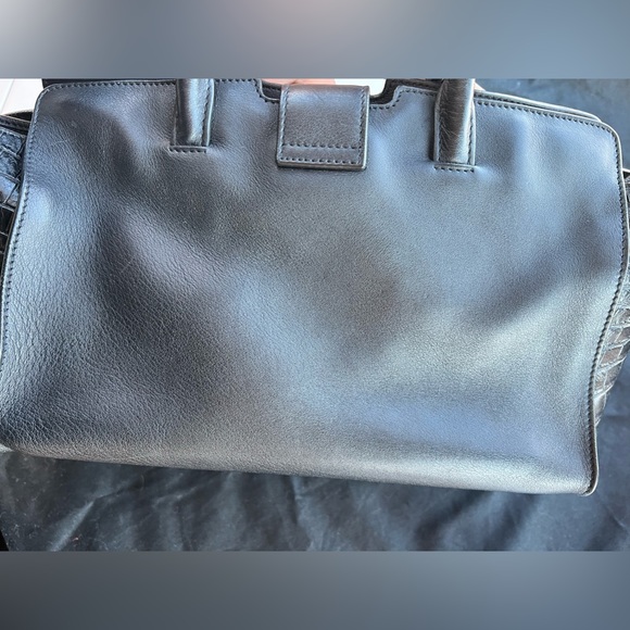 Saint Laurent YSL Women Downtown Small Cabas Smooth Crocodile Embossed - Picture 7 of 7